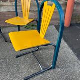 Set of 6 vintage chairs design lounge by Baumann, 1980-90s
