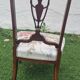 Chaise basse anglaise epoque Vitoria
