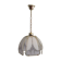 Gold metal pendant lamp and Murano glass panels by Eglo Leuchten Austria 1970
