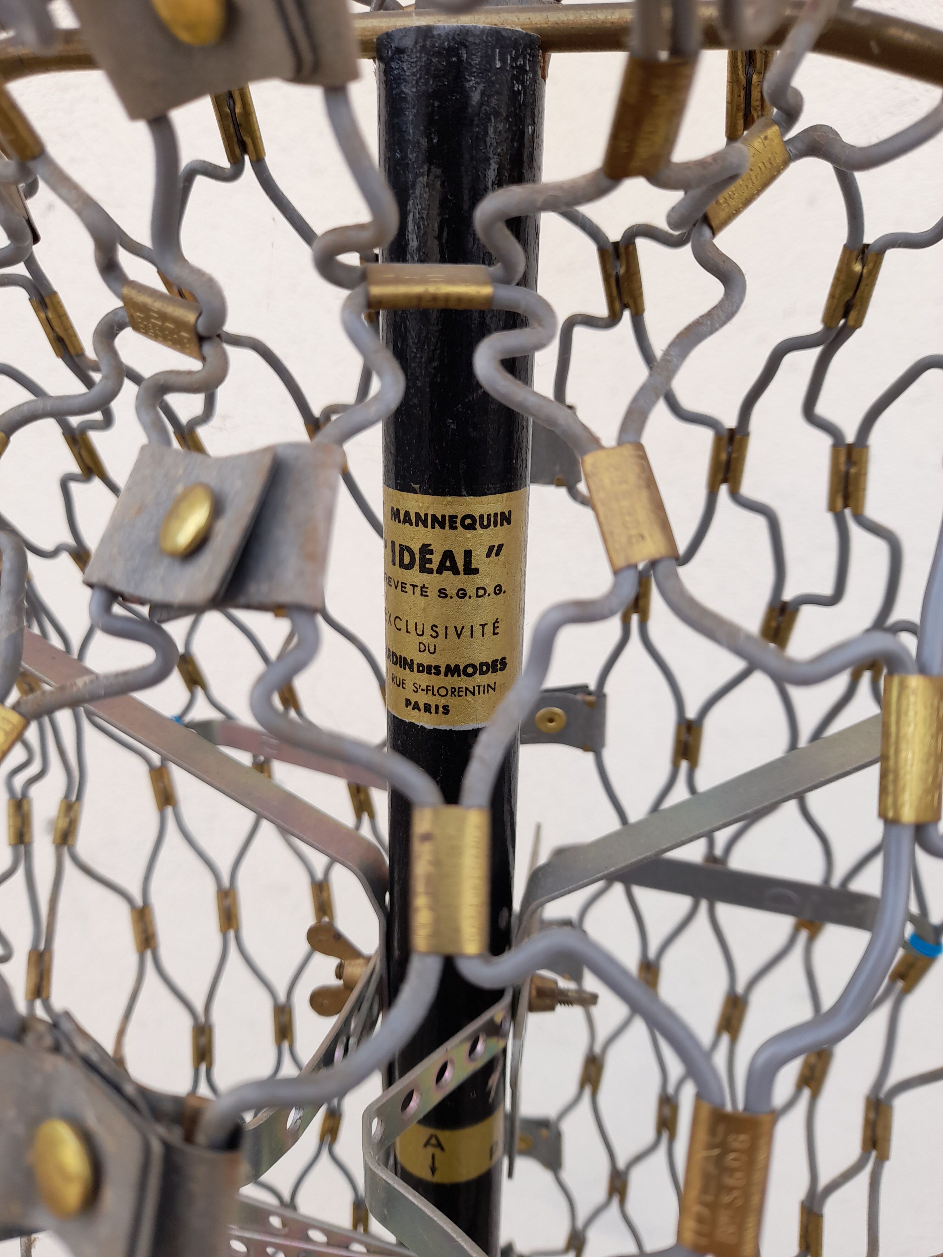 Mannequin couture bust "Ideal" 1950 Paris