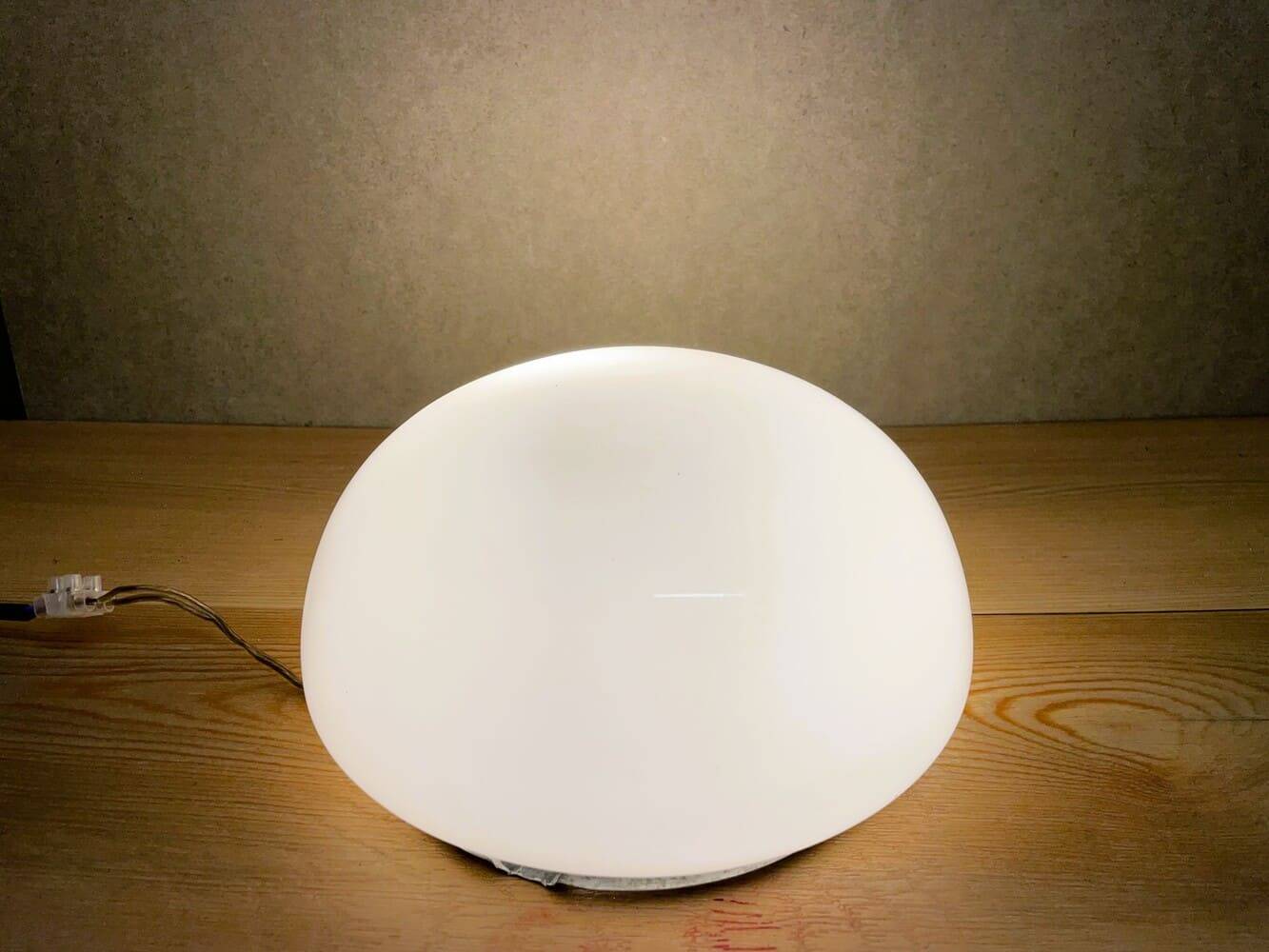 Pair white opaline glass flush mount ceiling or wall lamps