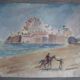 Aquarelle jacques duléry-reyval - almeria 1970