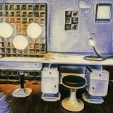 Gautier furniture circa 1970, Desk and dressing table set