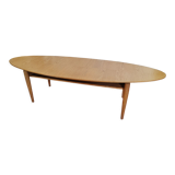 Oval scandinavian coffee table