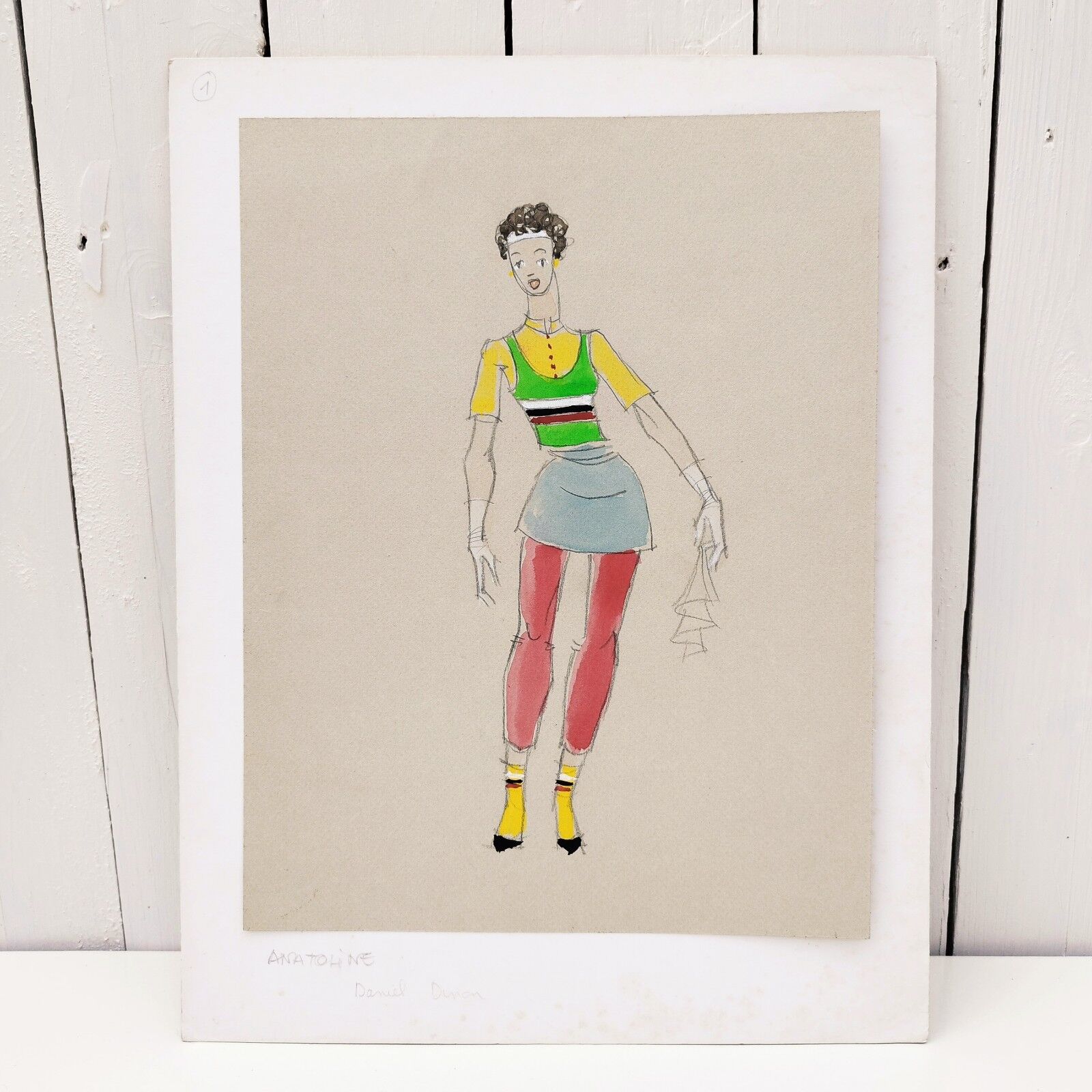 Contemporary theater costume board Anatoline