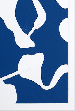 Series Diptych, monotype and embossing n ° 3