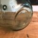Demijohn old glass bubbled 10l