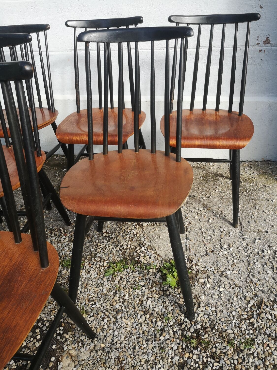 Series of 6 Fanett chairs, Ilmari Tapiovaara