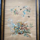 Aquarelle encadrée sous verre signée J. Deneufbourg