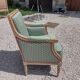 Bergère style Louis XVI verte