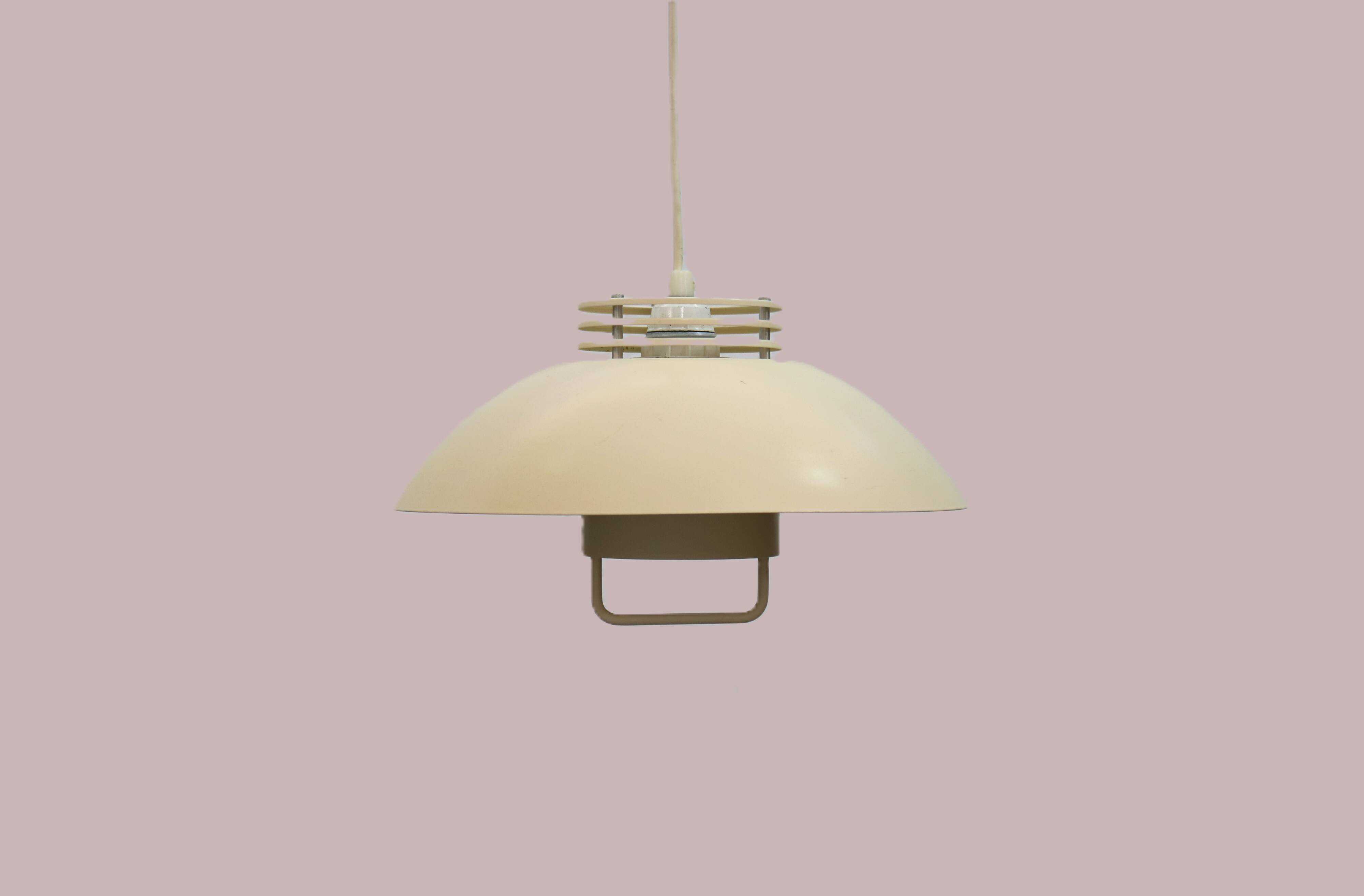 Danish Design Lamp *** Lyfa  *** beige white color *** Denmark 1970