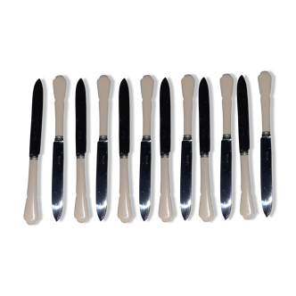 Service 12 knives handle bakélite