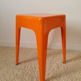 Ami square plastic stool 1960