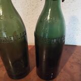 Two old beer bottles