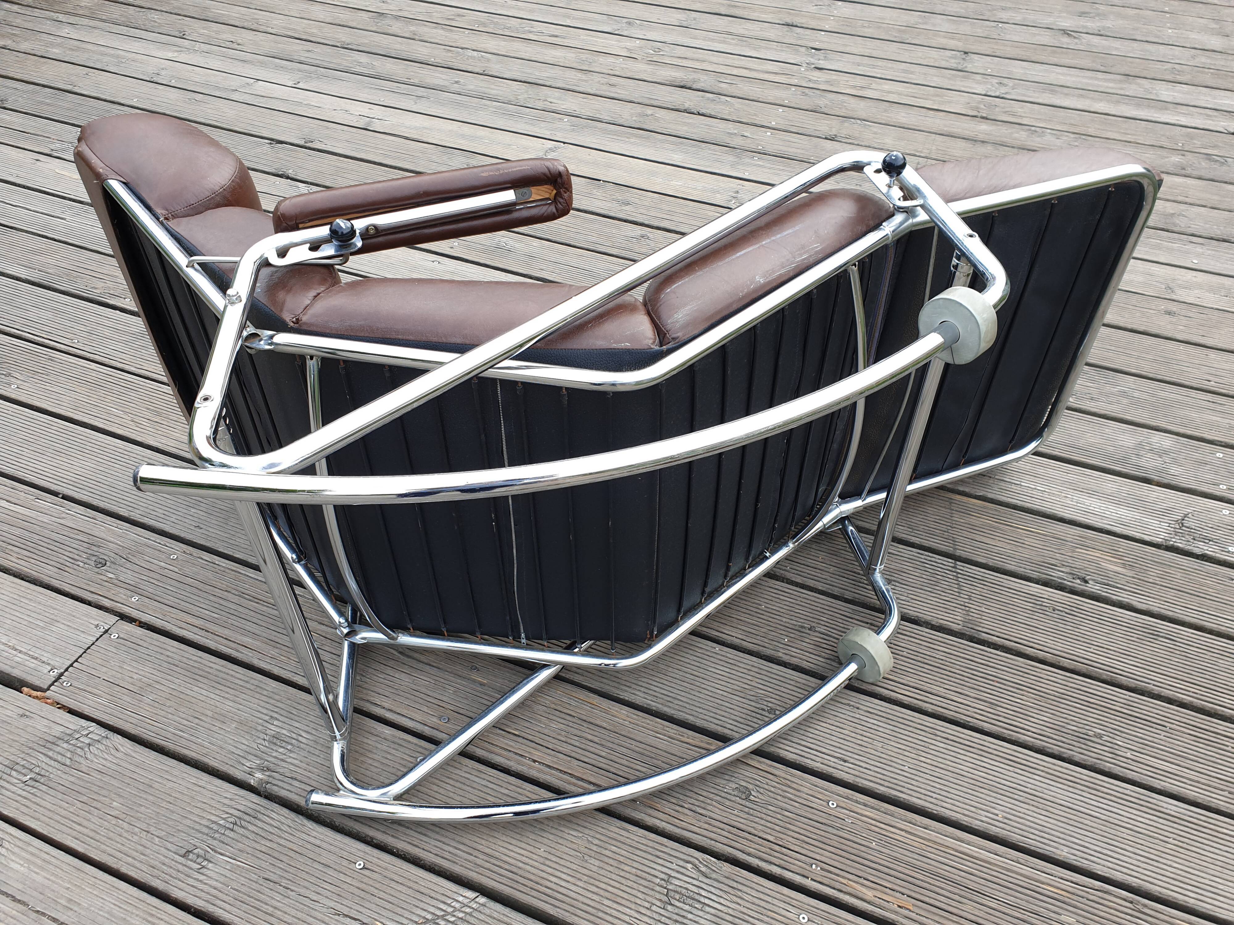 Fauteuil à bascule Lounge Chair Lama 1960