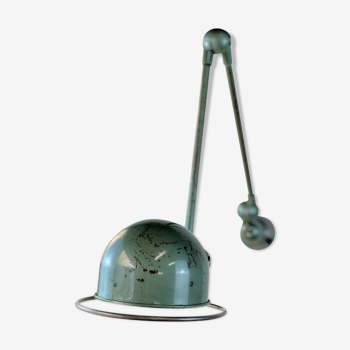 Lampe Jielde ancienne 1965 verte patine 101