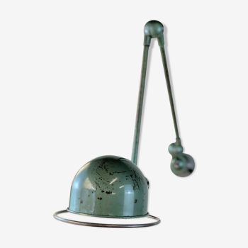 Old Jielde lamp 1965 green patina 101