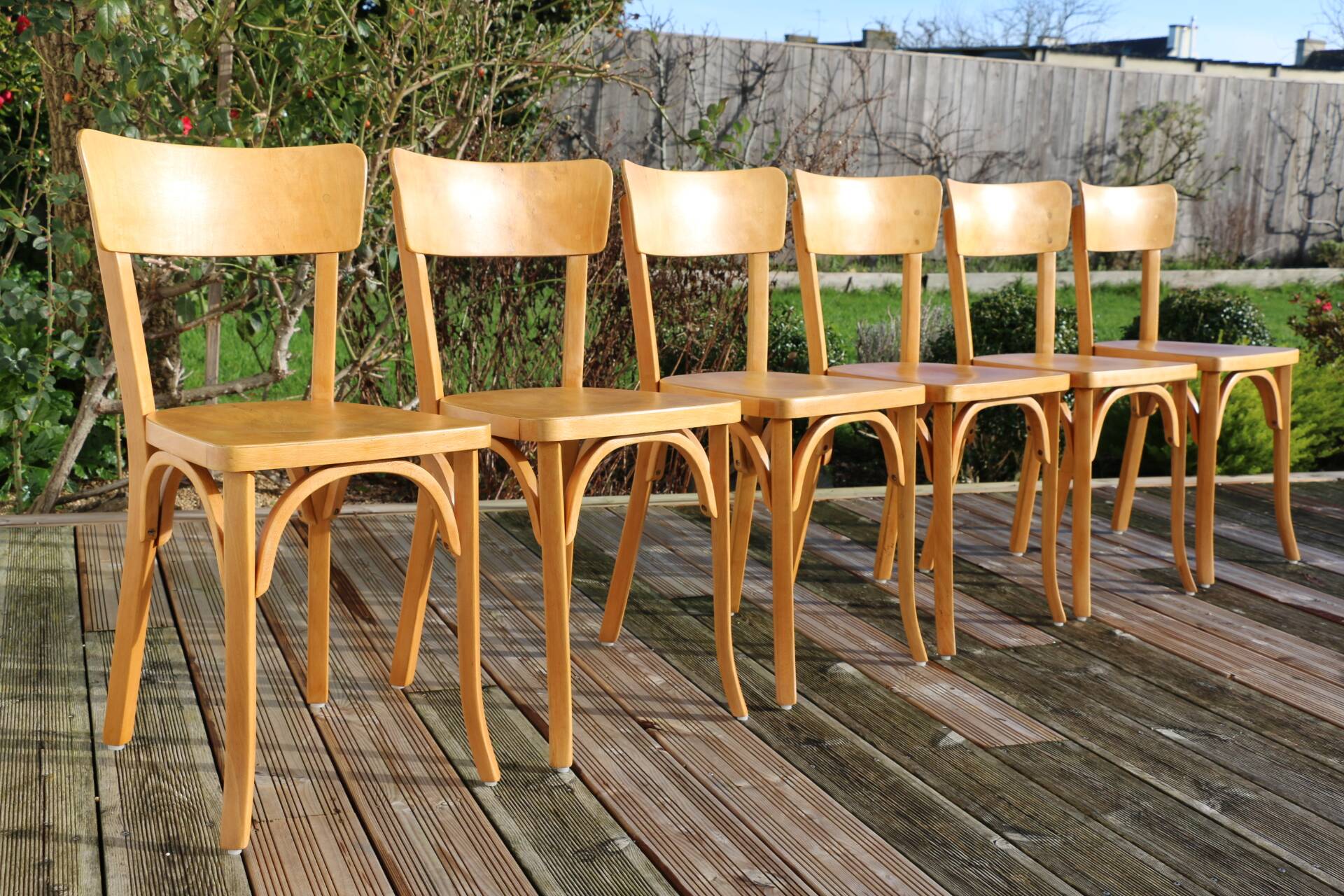 Set of 6 Baumann chairs No. 24