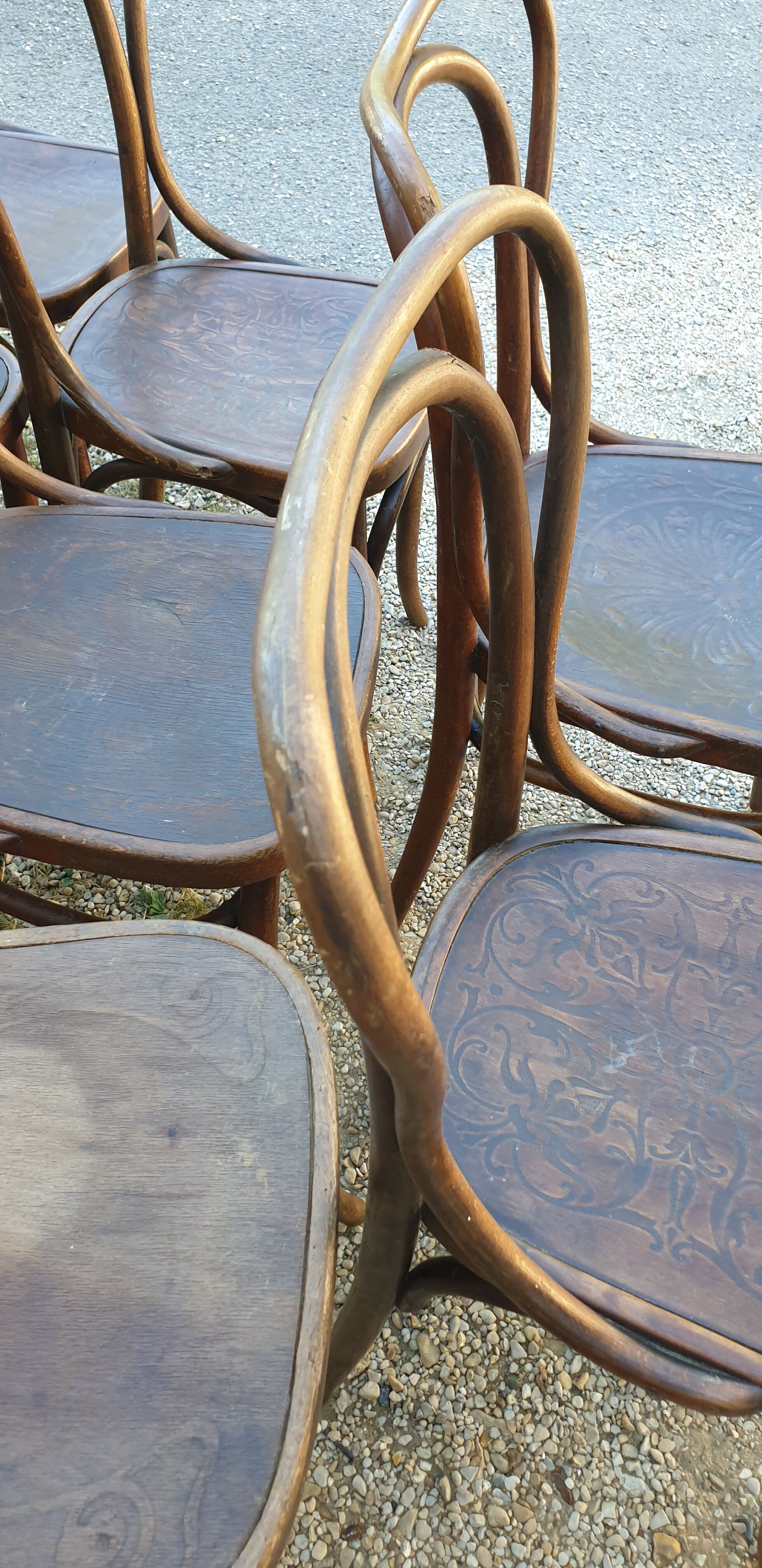 10 chaises Jacob & Joseph Kohn en bois courbé 1900