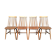 Chaises vintage scandinaves en hêtre blond
