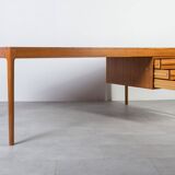 Mid-century modern teak desk by Torbjørn Afdal for Bruksbo, 1960s