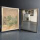 Miroir triptyque miniature, illustration exposition universelle de 1900