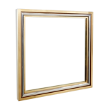 Italian mirror brass chrome by Romeo Rega 1970