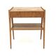 Scandinavian oak bedside table, AB Carlströms & Co Möbelfabrik, Sweden, 1960s