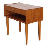 Vintage Scandinavian teak bedside table 1960