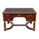 Empire style flat desk in mahogany