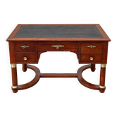Empire style flat desk in mahogany