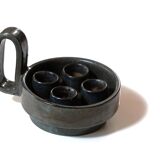 Ceramic candle holder, 60s