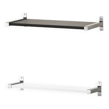 Pair of Ekby Tony and Ekby Jarpen wall shelves, vintage IKEA, 1990s