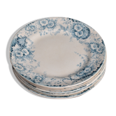 Terre de fer dessert plates