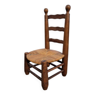 Brutalist low chair