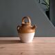 Glazed terracotta jug