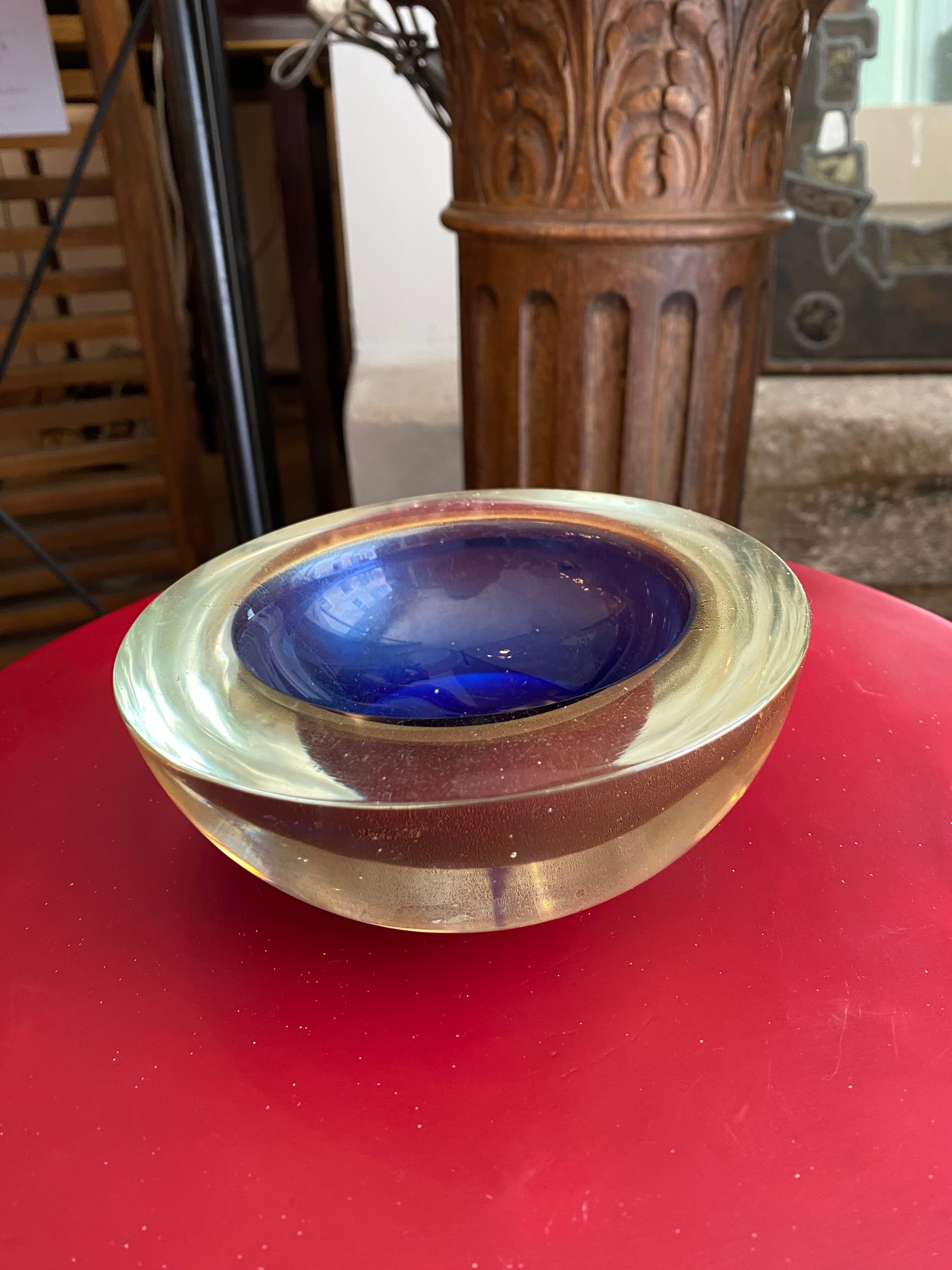 Murano glass ashtray