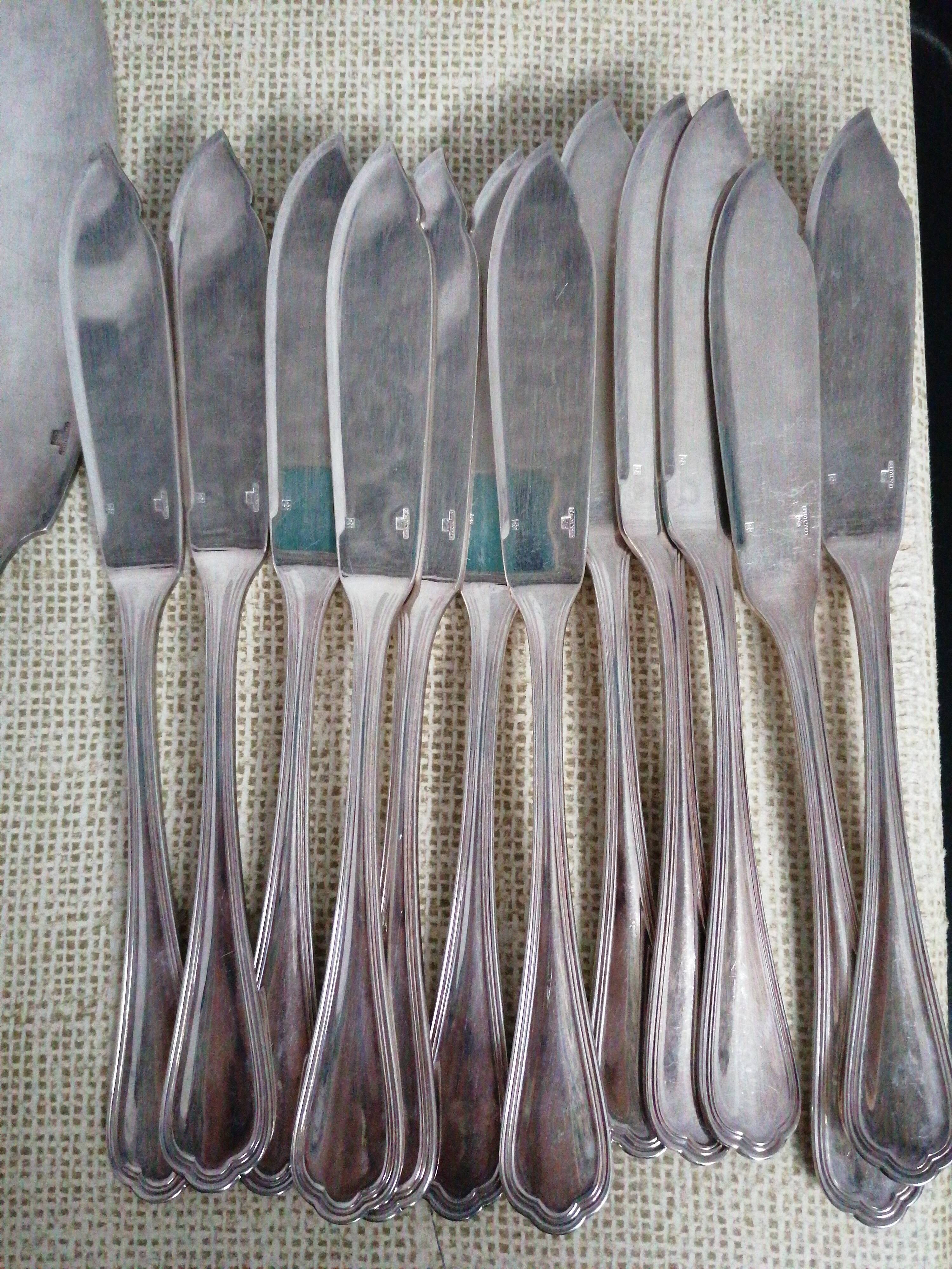 Christofle cake service cutlery set