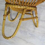 Kid's chair rattan sun shape