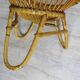 Fauteuil enfant rotin forme soleil