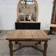 Italian table in raw oak from the 19th century.