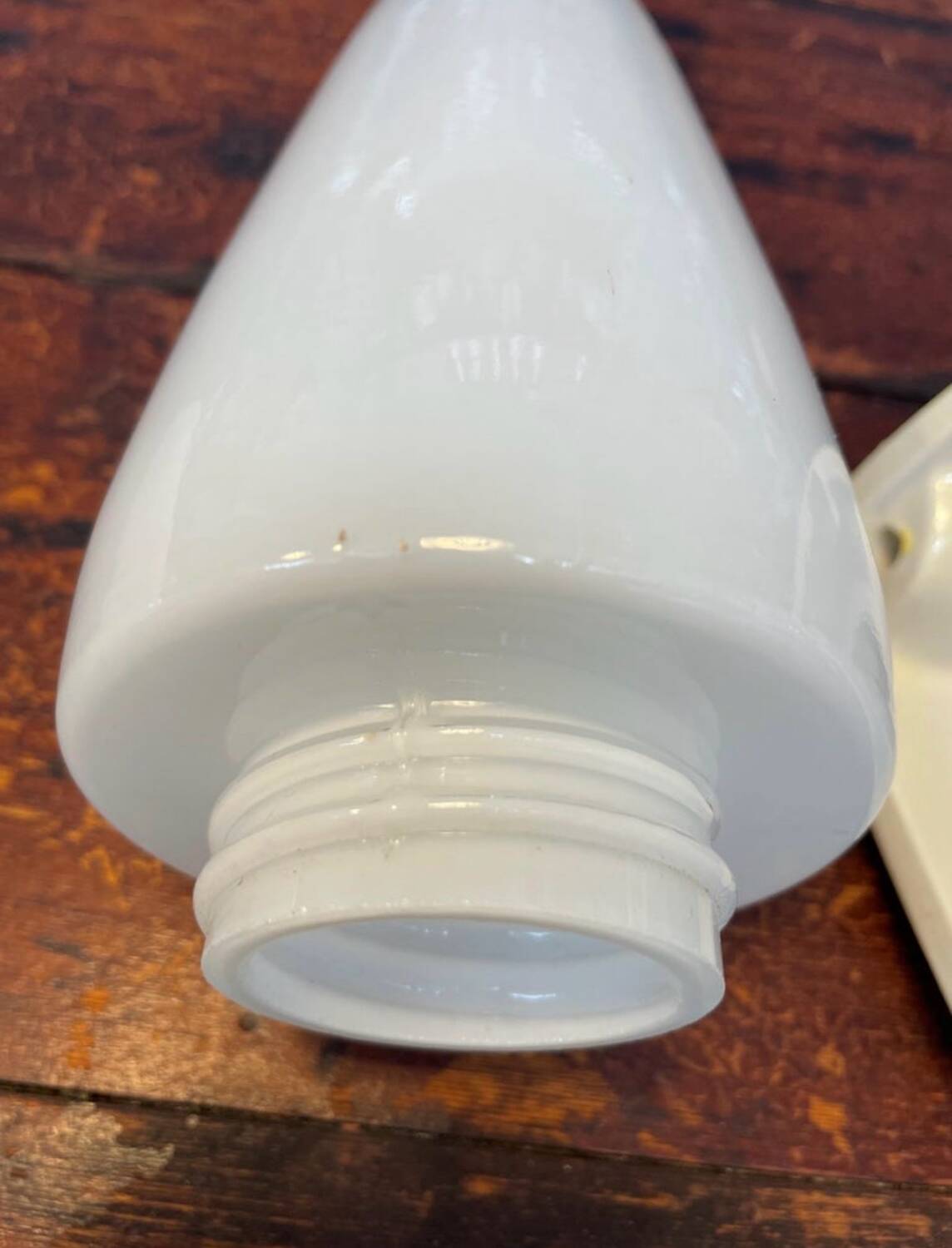 Vintage Bathroom Lamps in Ceramic by Ifö of Sweden with Opaline Shades from the 1960s