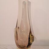 Bohemian crystal vase by Miroslav Klinger