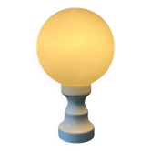White Space Age table lamp in opal glass