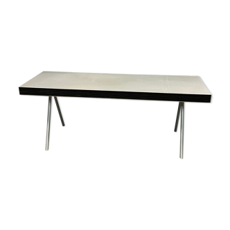 Futuristic aluminum desk