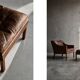 Vintage Mid-Century Danish Modern Lounge Leather Chair & Ottoman Model 2207