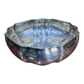 Vintage silver plated bowl / fruit bowl by job art, 1990s.