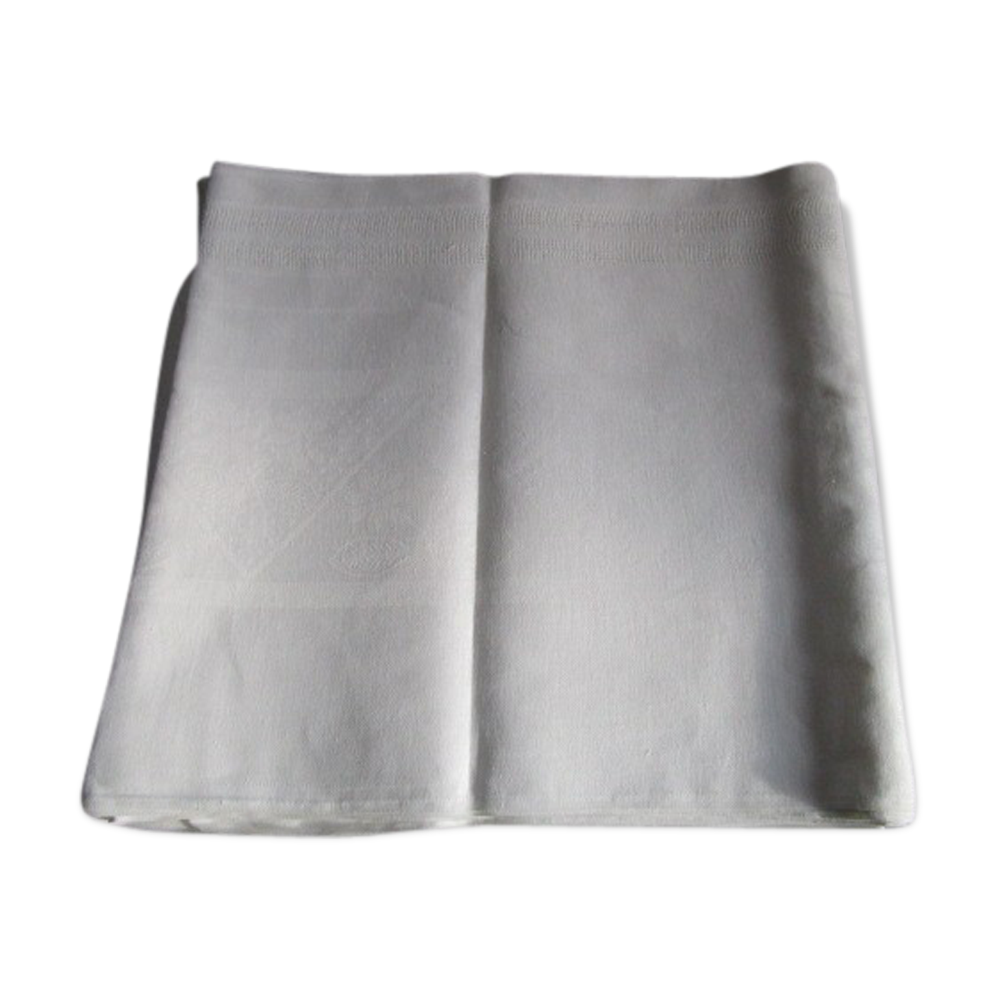 Old damask tablecloth 340x160cm