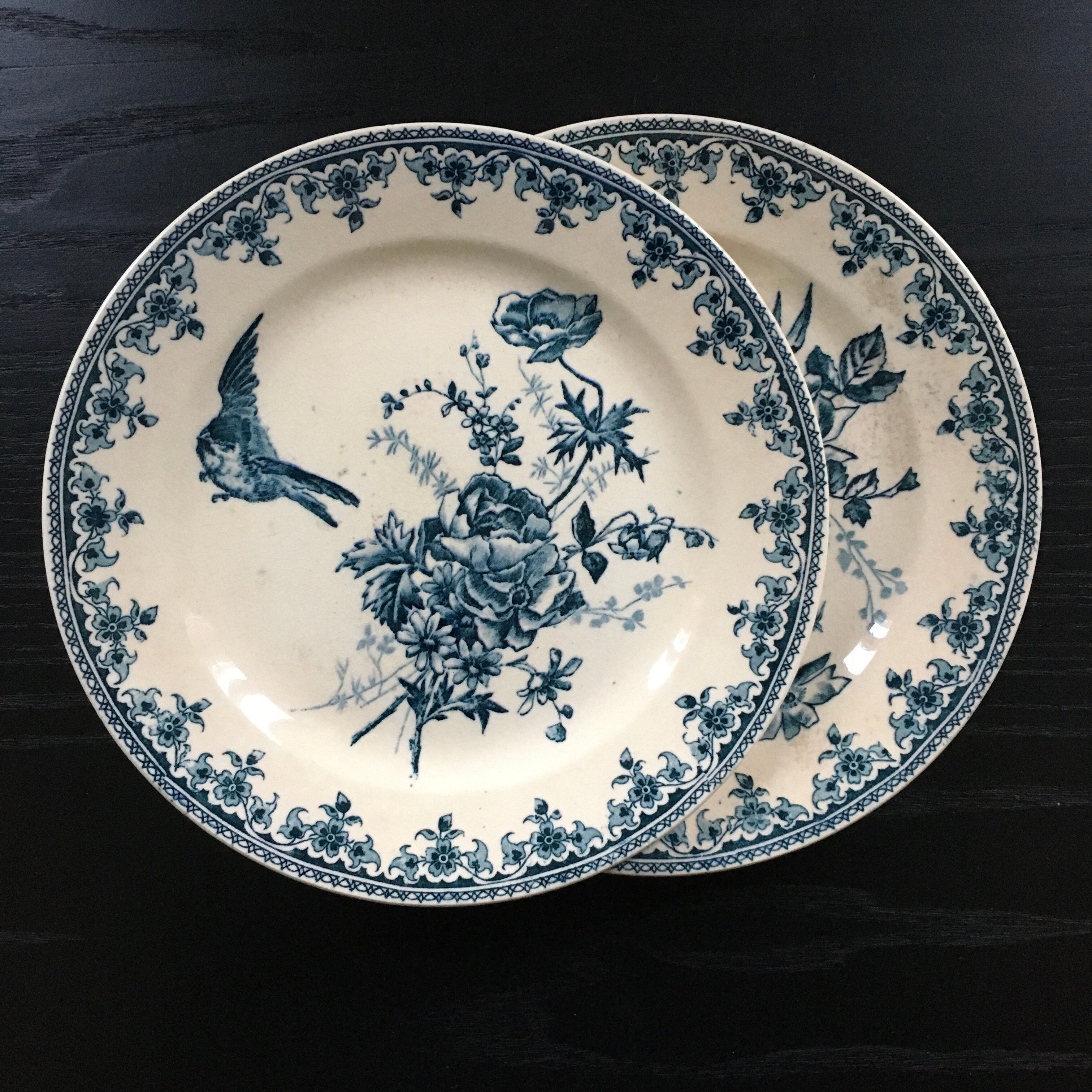Lot 2 plates Terre de Fer