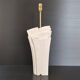 Vintage 1970s stone & brass lamp